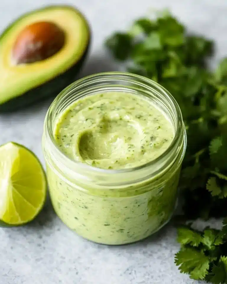 Avocado Cilantro Crema Recipe