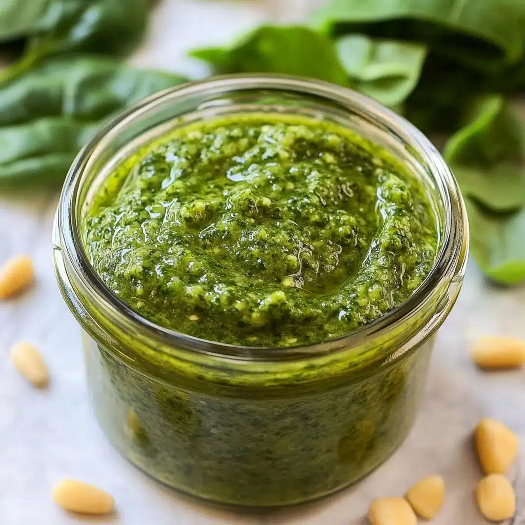 Best Homemade Basil Pesto Recipe - Recipe Image