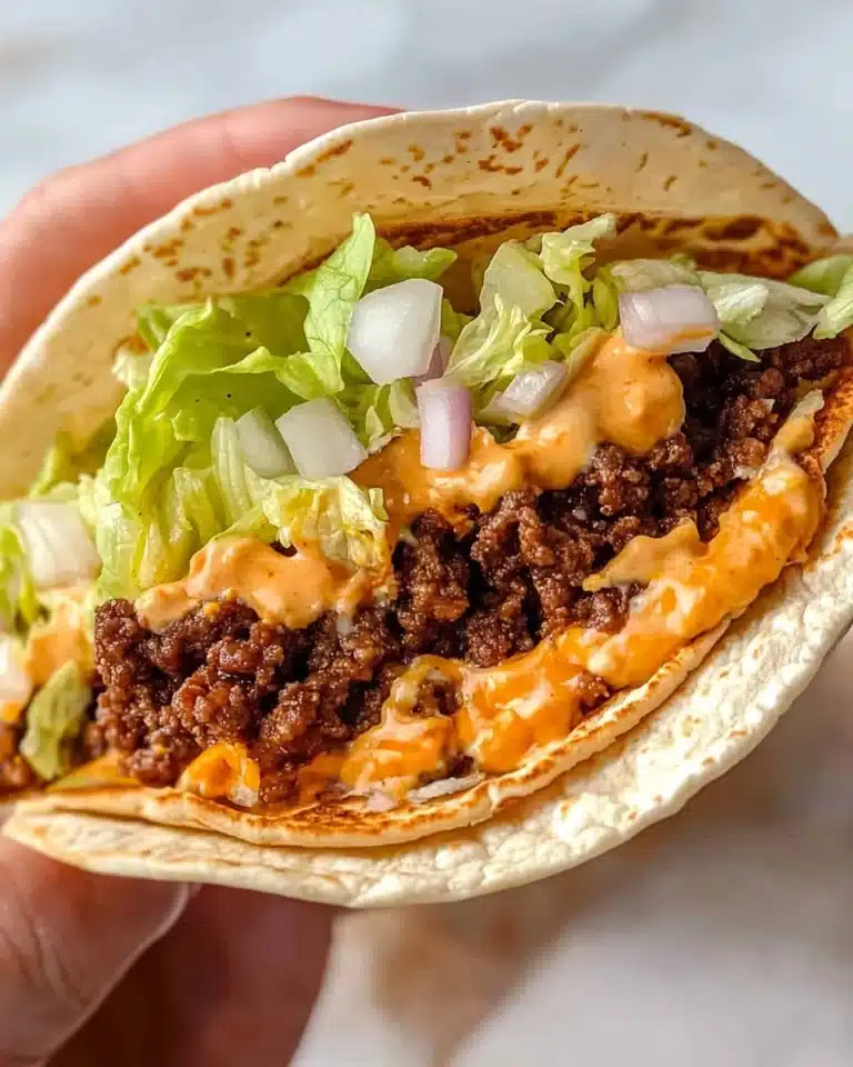 Smash Burger Tacos Recipe