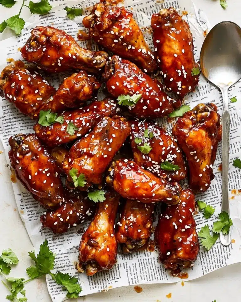 Sticky Gochujang Chicken Wings Recipe