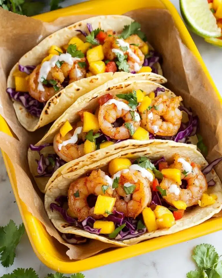Shrimp Tacos with Mango Salsa Recipe