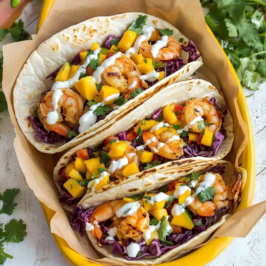 Shrimp Tacos with Mango Salsa Recipe - Recipe Image