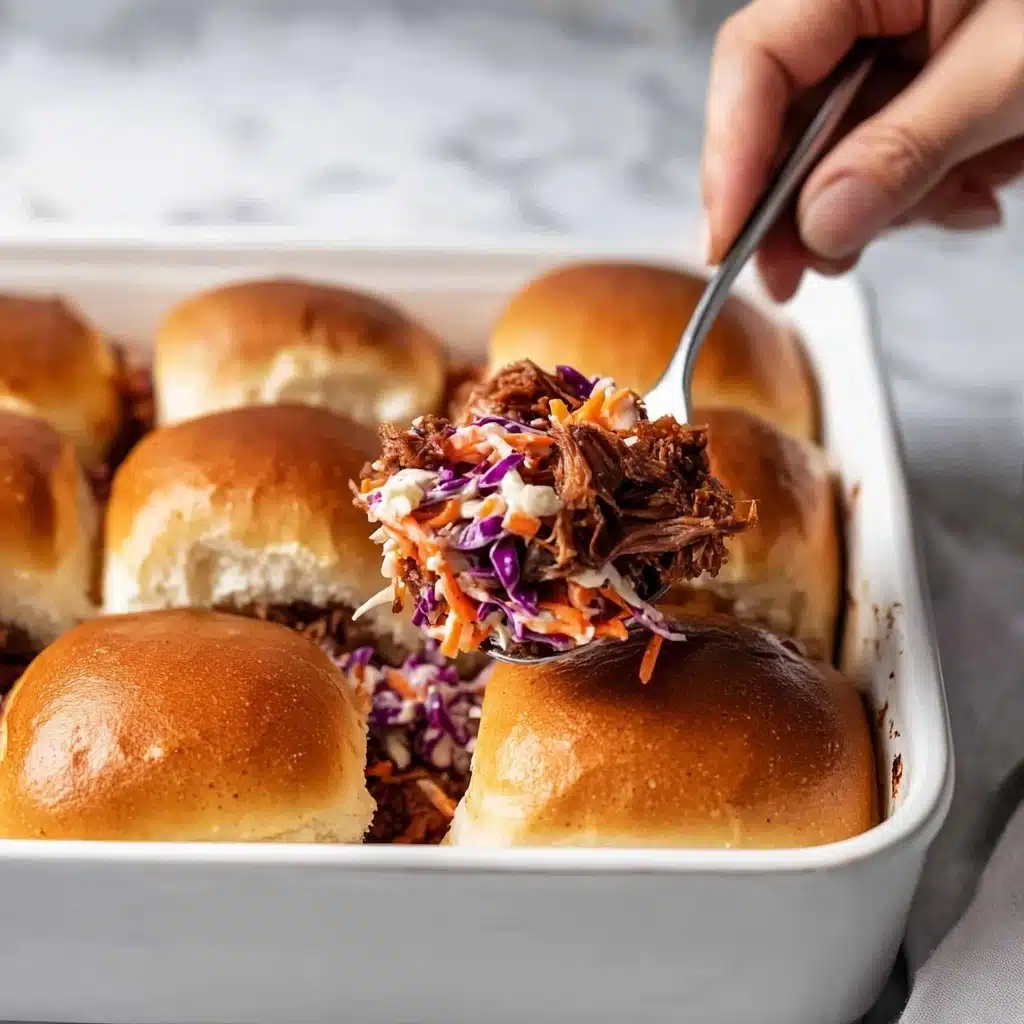 Easy Pulled Pork Sliders Recipe - Recipe Image
