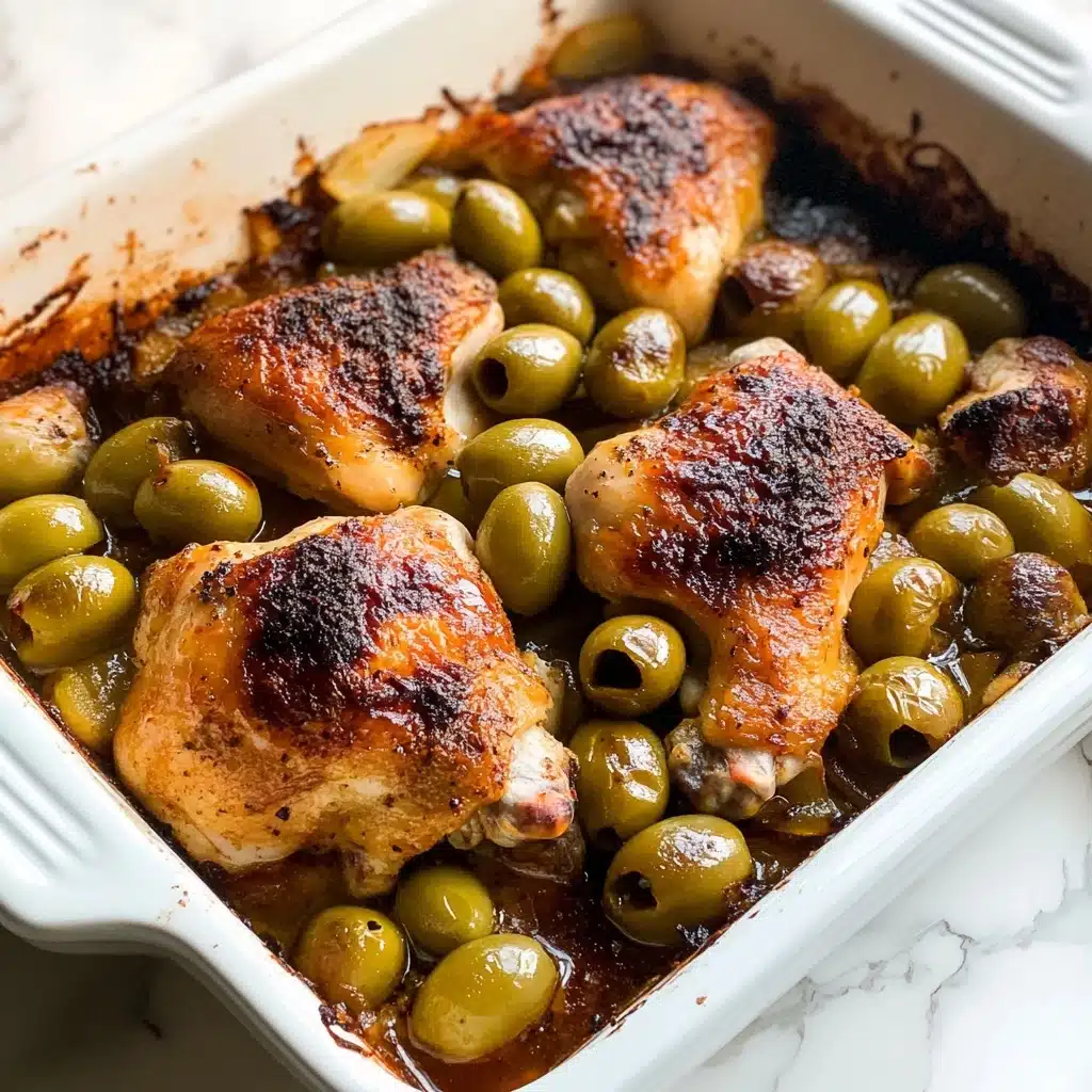 Roast Chicken Thighs with Lemons, Paprika, and Olives Recipe - Recipe Image