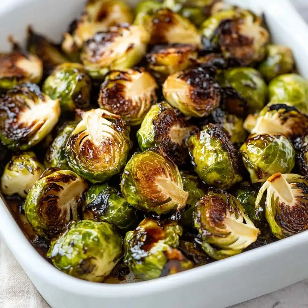 Balsamic Glazed Roasted Brussel Sprouts Recipe - Recipe Image