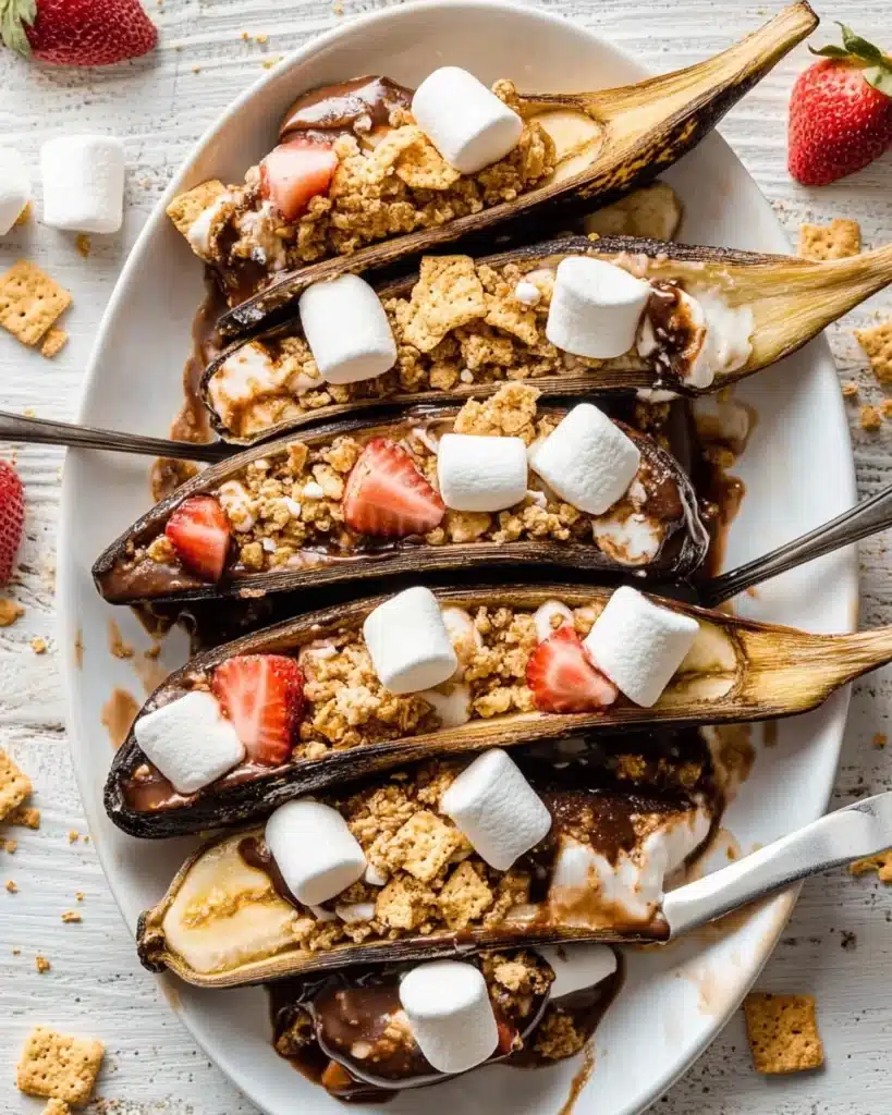 Campfire Banana Boats Dessert Recipe