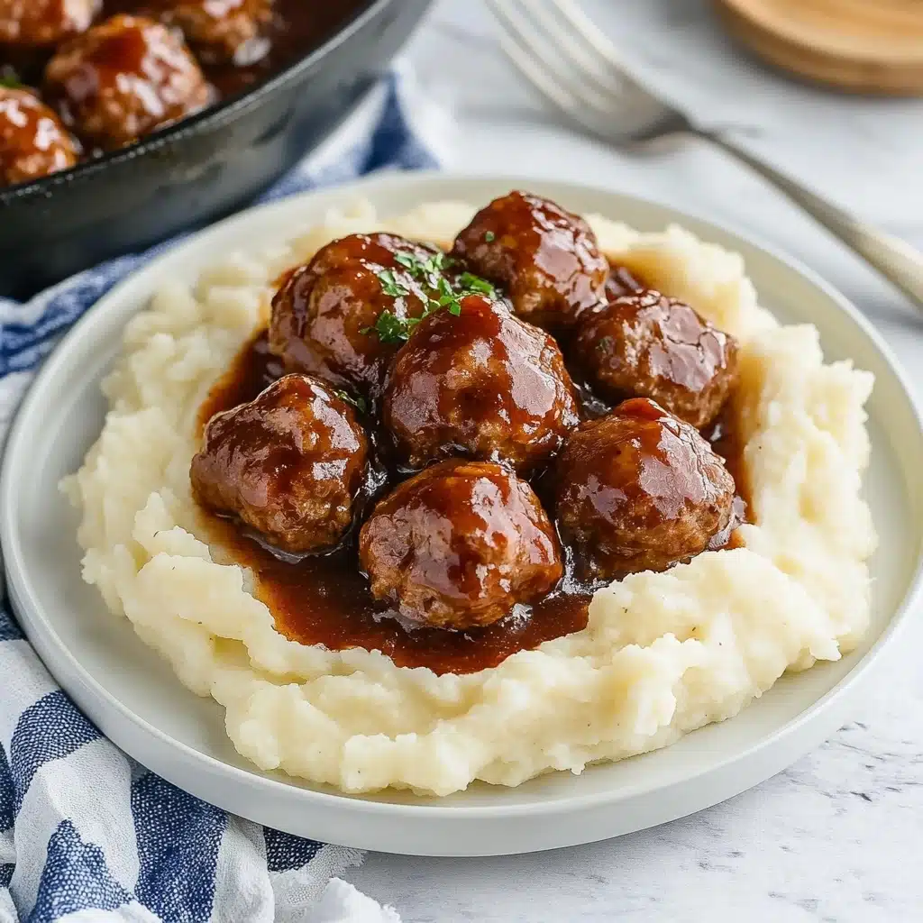 Slow Cooker Barbecue Meatballs Recipe - Recipe Image