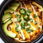 Slow Cooker Chicken Enchilada Casserole Recipe