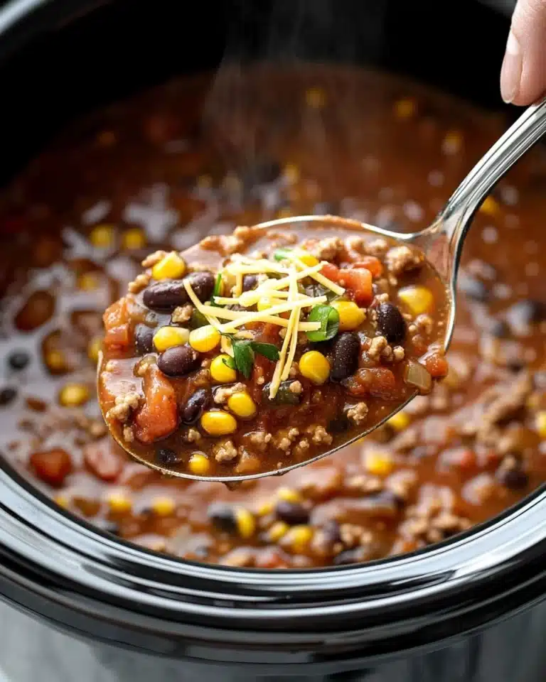 Crockpot Taco Soup Recipe