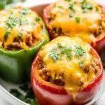 Instant Pot Stuffed Peppers with Ground Beef Recipe