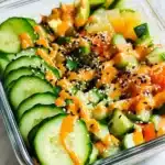 California Roll Cucumber Salad Recipe