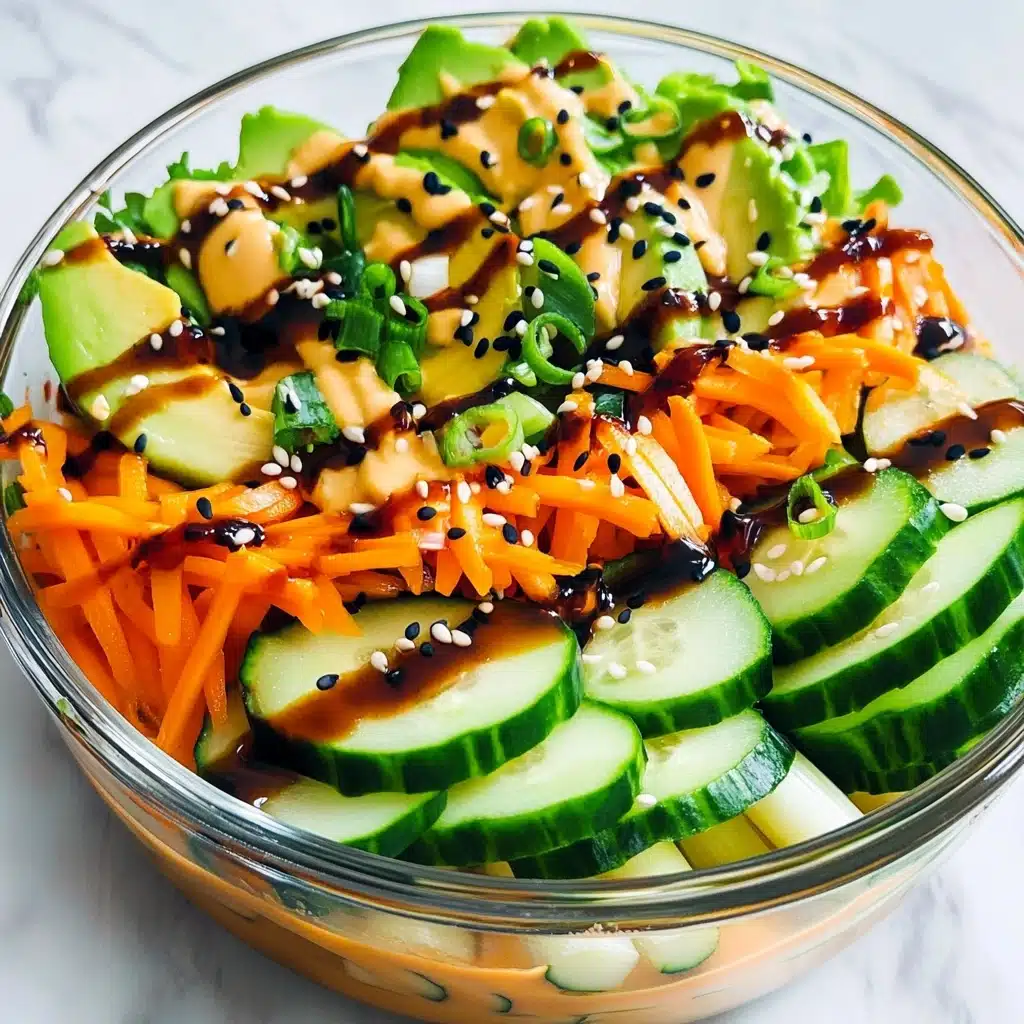 California Roll Cucumber Salad Recipe - Recipe Image