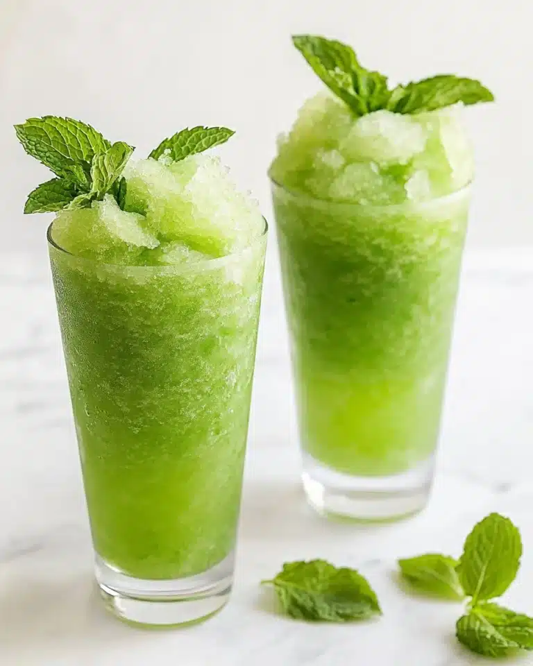 Mint Lemonade Slush Recipe