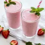 Strawberry Almond Oat Smoothie Recipe