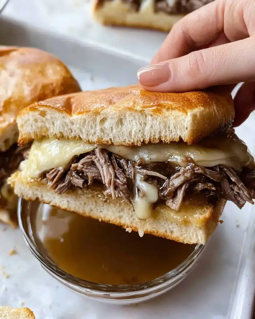 Slow Cooker French Dip Sandwiches Recipe