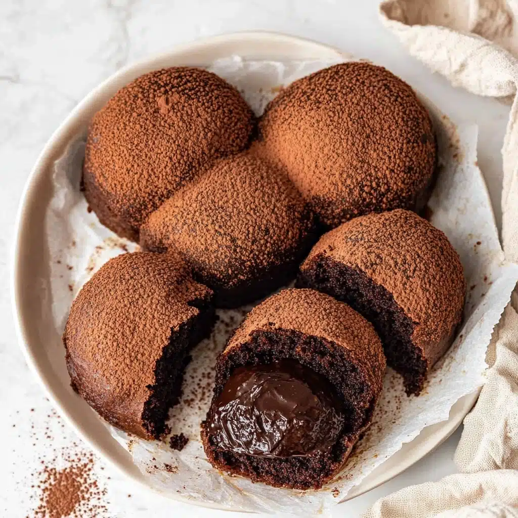 Chocolate Ganache-filled Mochi Recipe - Recipe Image