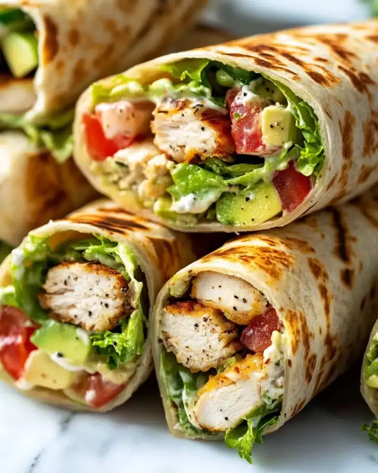 Chicken Caesar Wrap Recipe