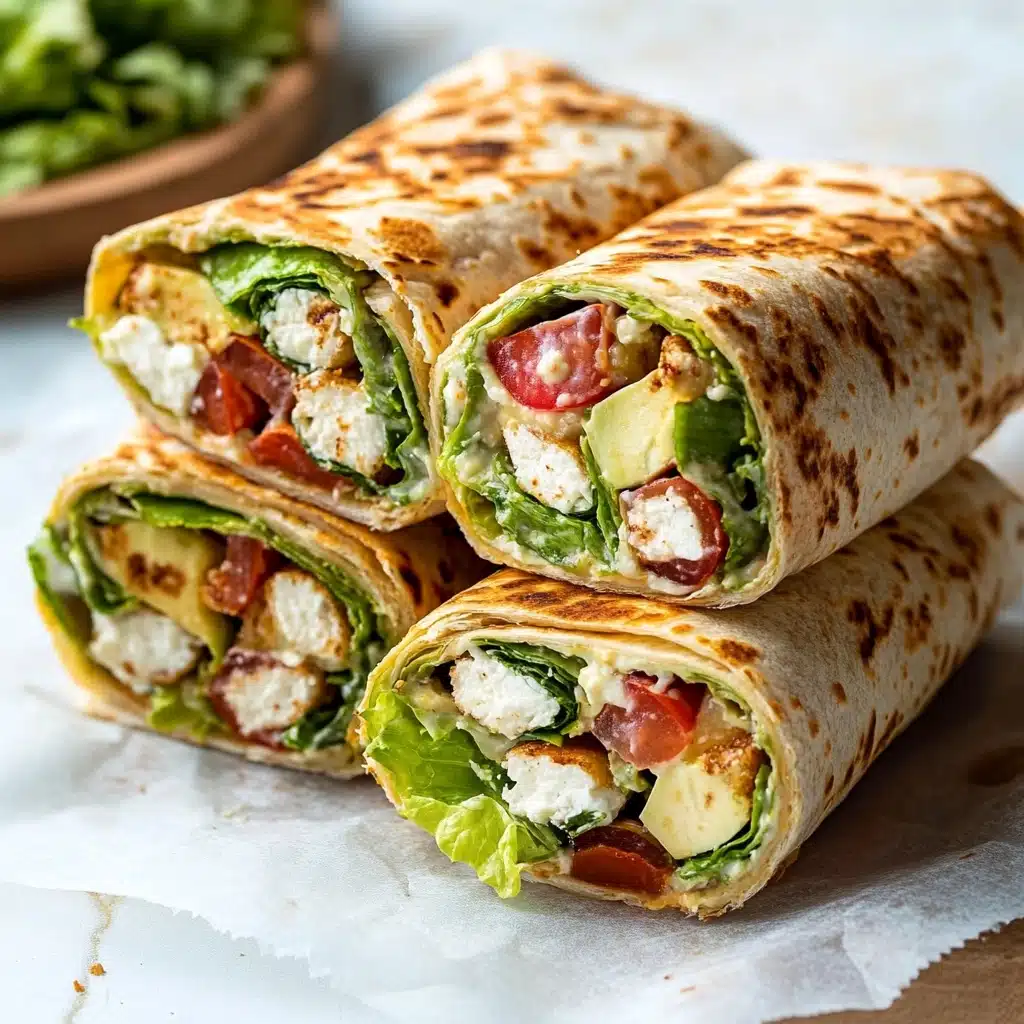 Chicken Caesar Wrap Recipe - Recipe Image