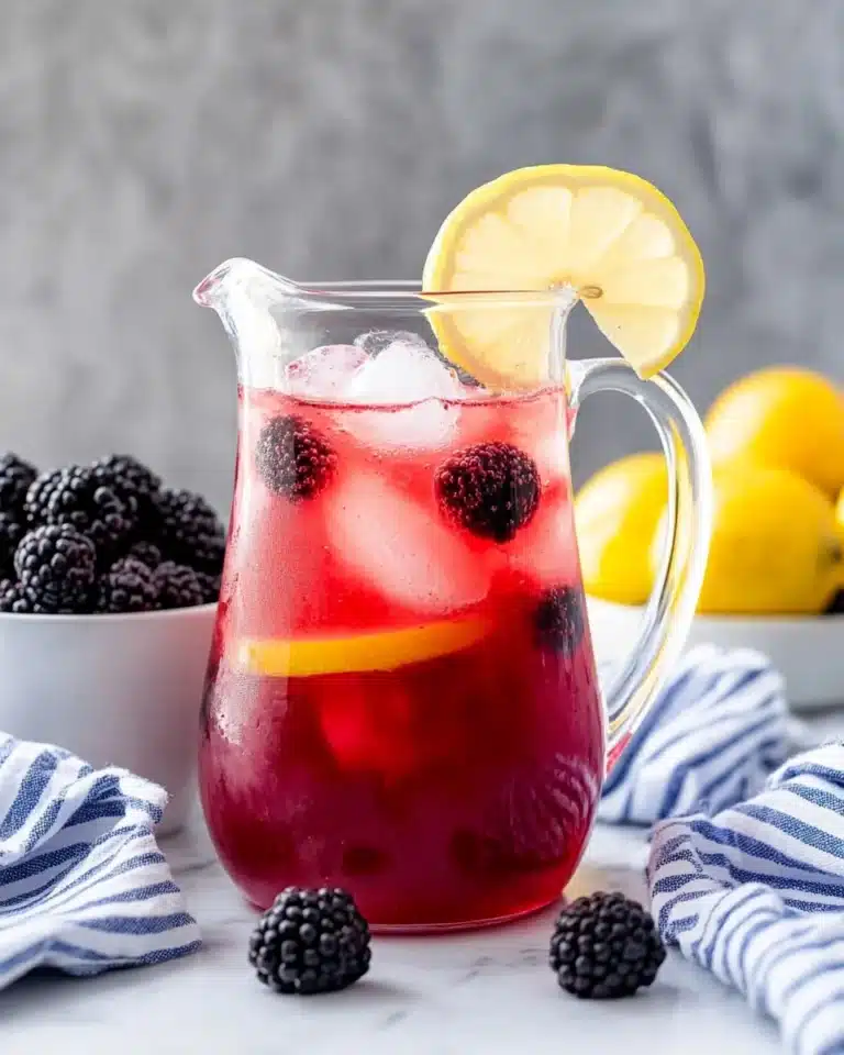 Homemade Blackberry Lemonade Recipe