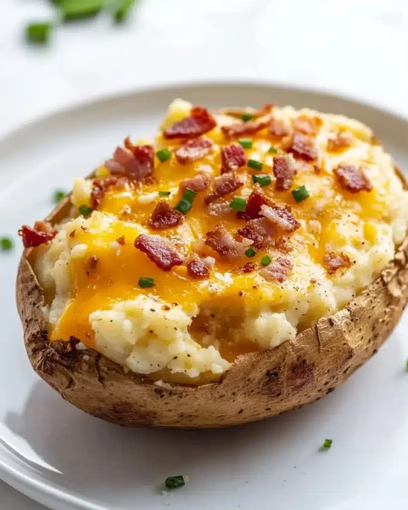 Hearty Breakfast Twice Baked Potato Recipe