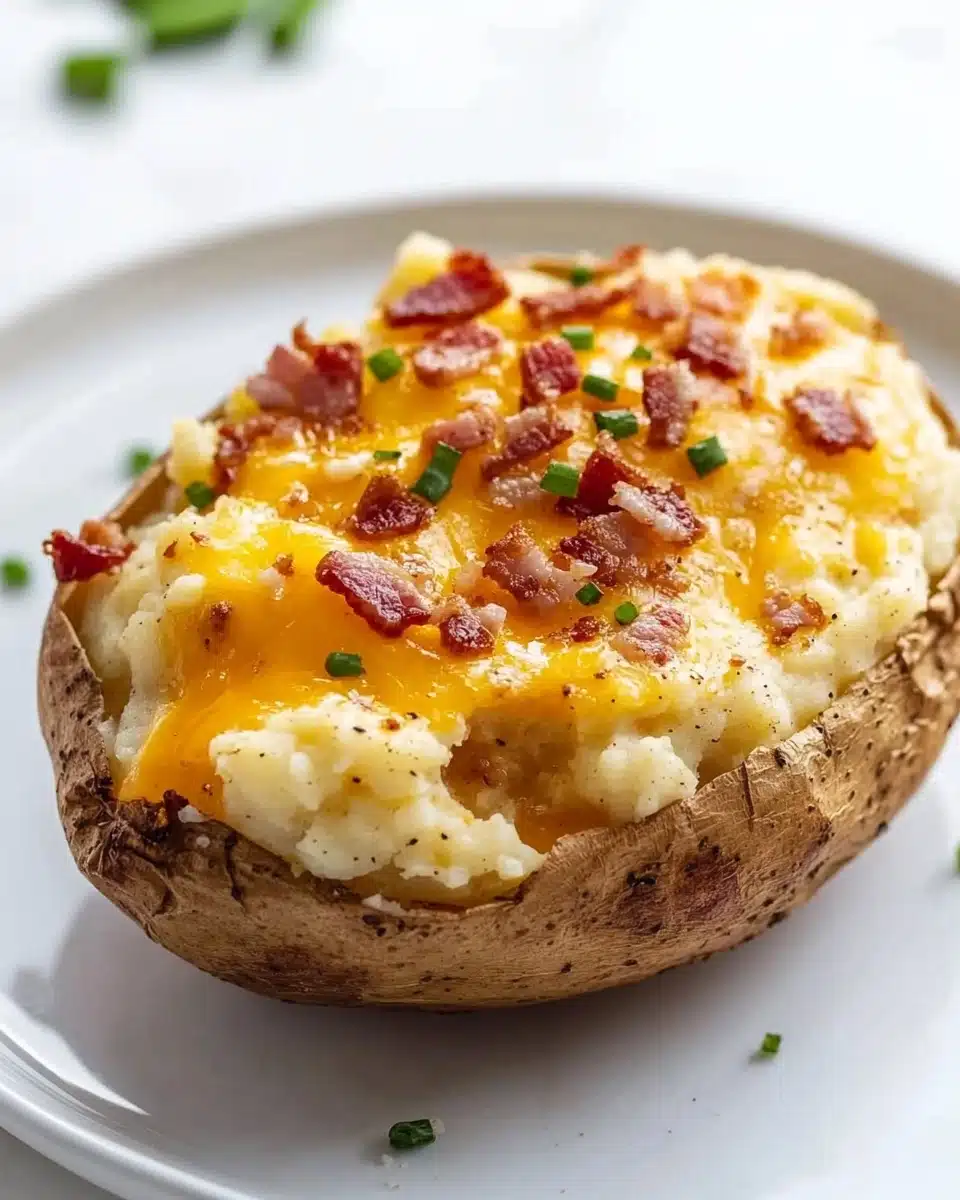 Hearty Breakfast Twice Baked Potato Recipe