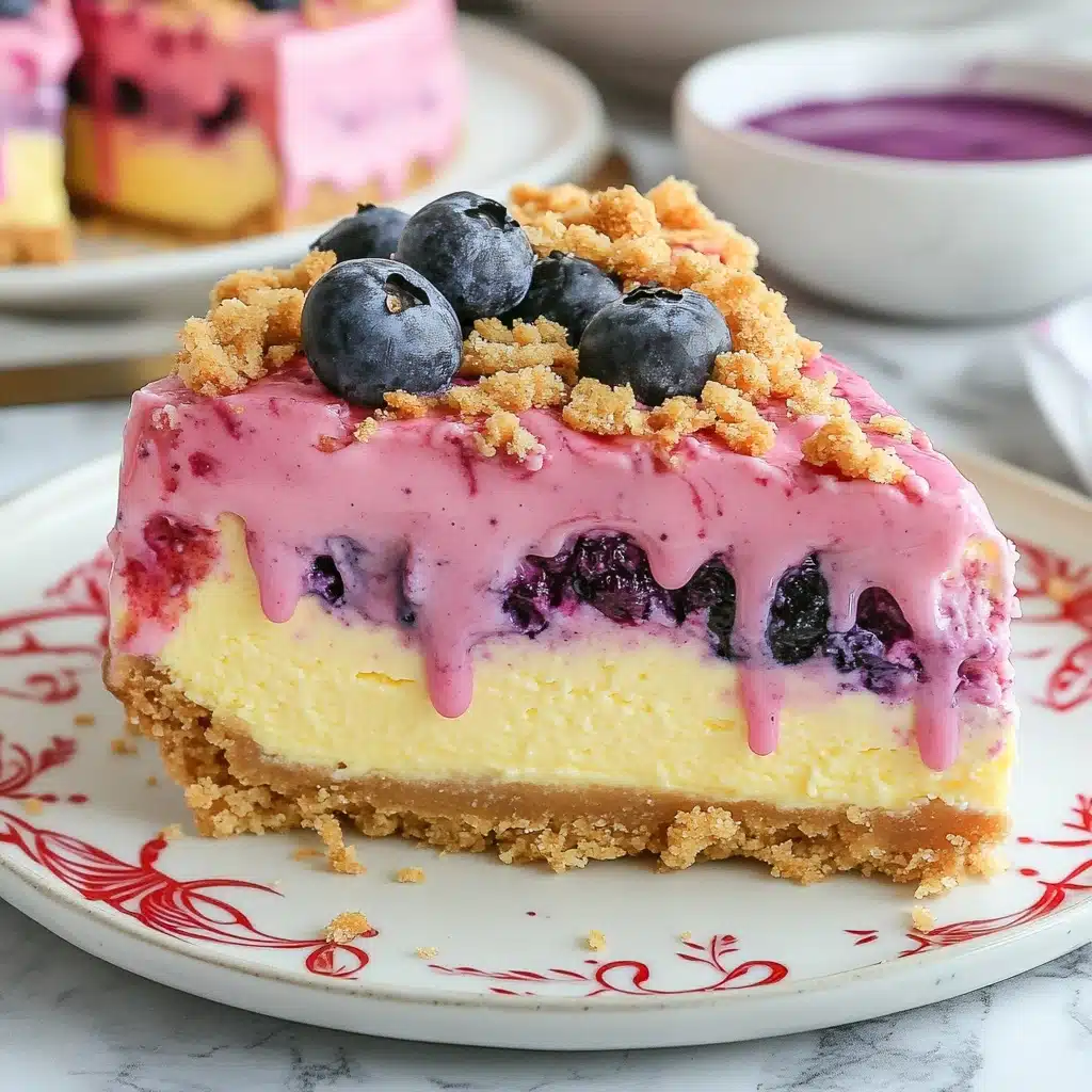 Blueberry Crumble Cheesecake Recipe - Recipe Image