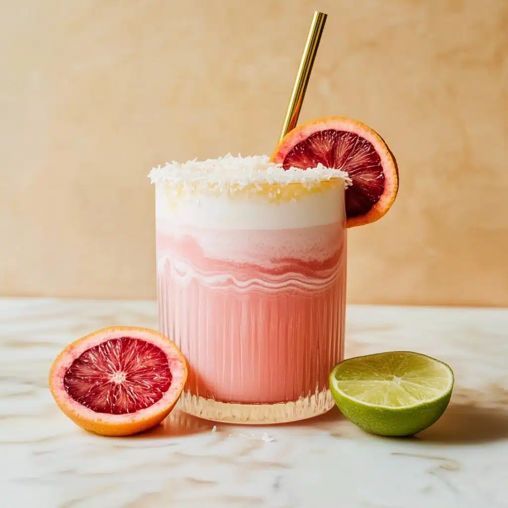 Creamy Blood Orange Mocktail Recipe - Recipe Image