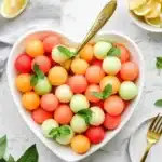 Melon Salad with Lemon Ginger Dressing Recipe