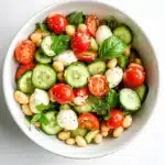 White Bean Tomato Cucumber Salad Recipe