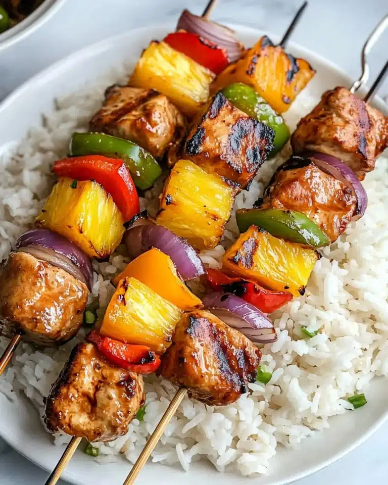 Pineapple Chicken Kabobs Recipe