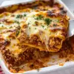Homemade Three-Cheese Lasagna Recipe