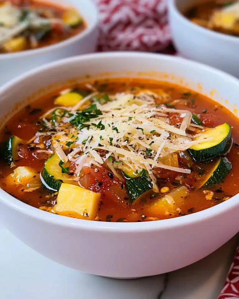 Sausage & Garden Vegetable Soup Recipe