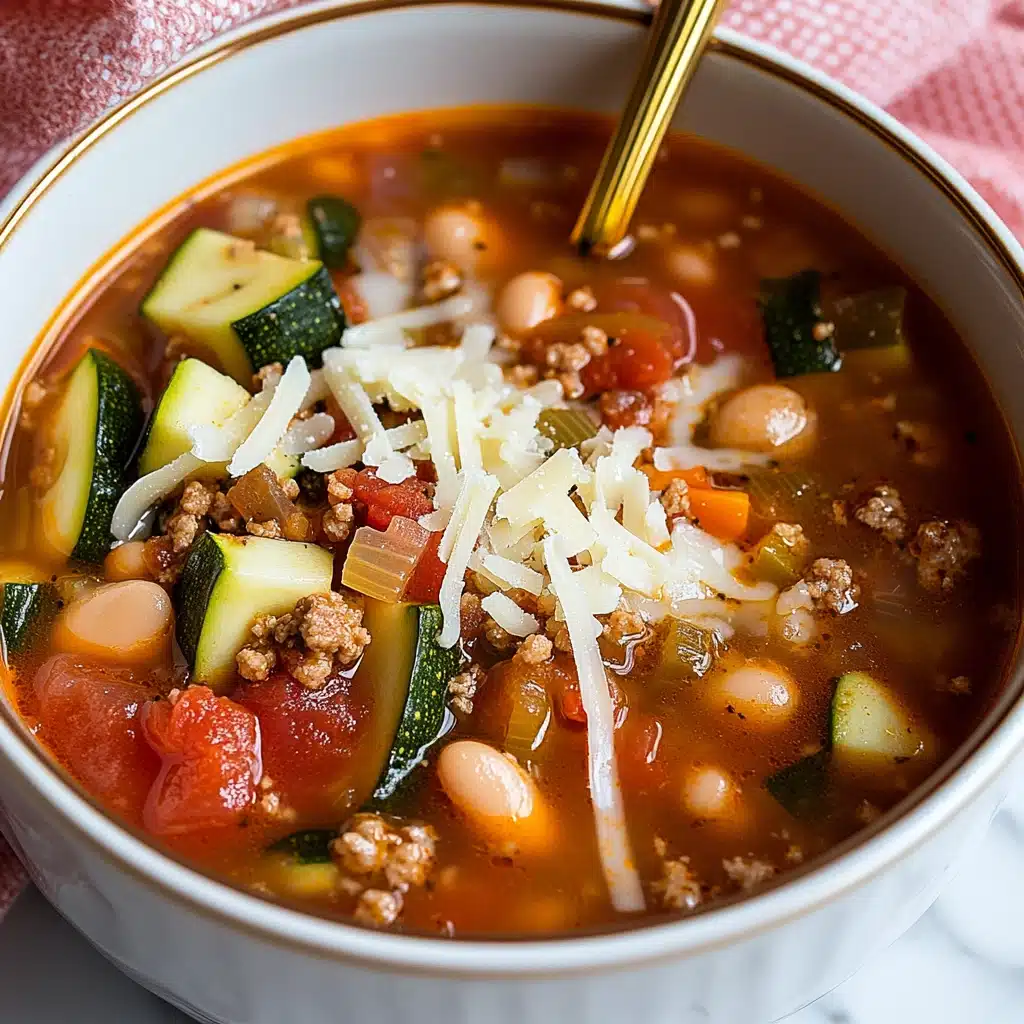 Sausage & Garden Vegetable Soup Recipe - Recipe Image