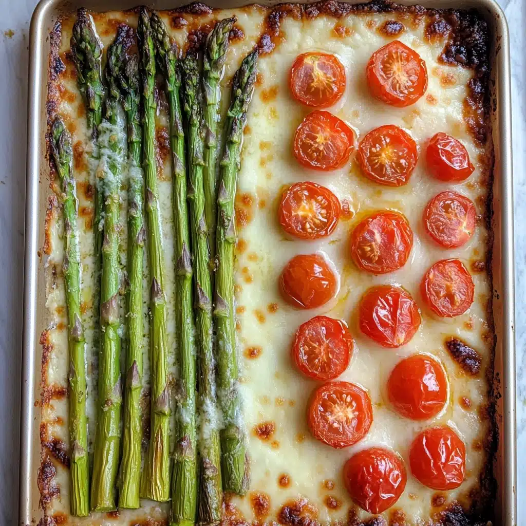 Baked Asparagus Caprese Recipe - Recipe Image