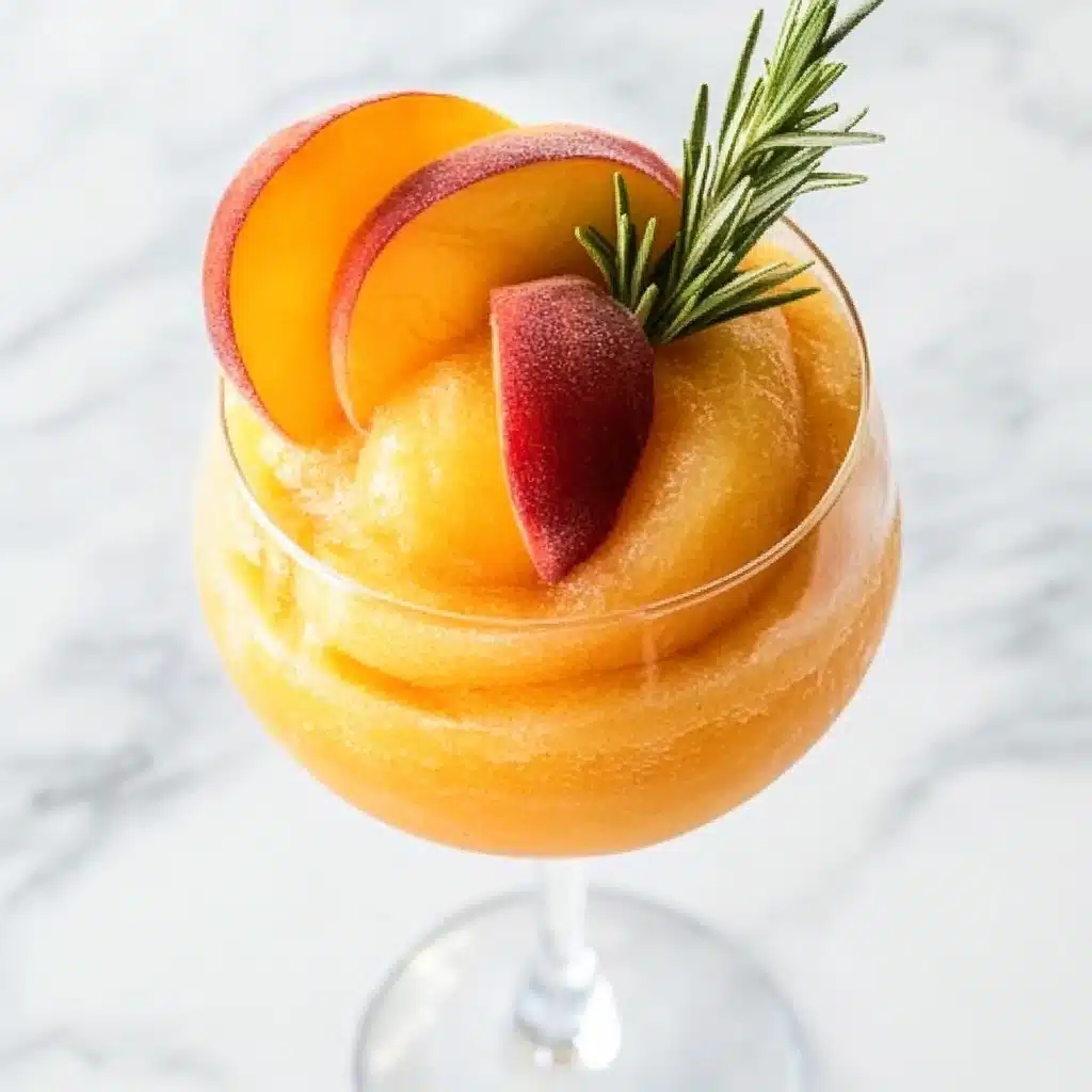 Peach Rosé Slushies Recipe - Recipe Image