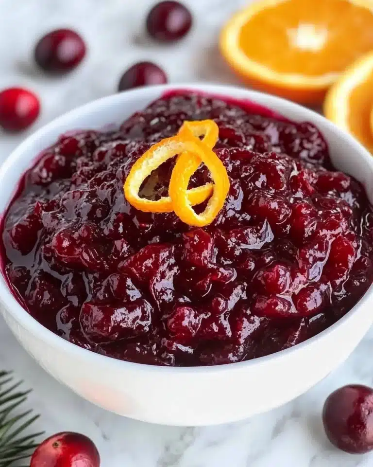 Cranberry Sauce Recipe