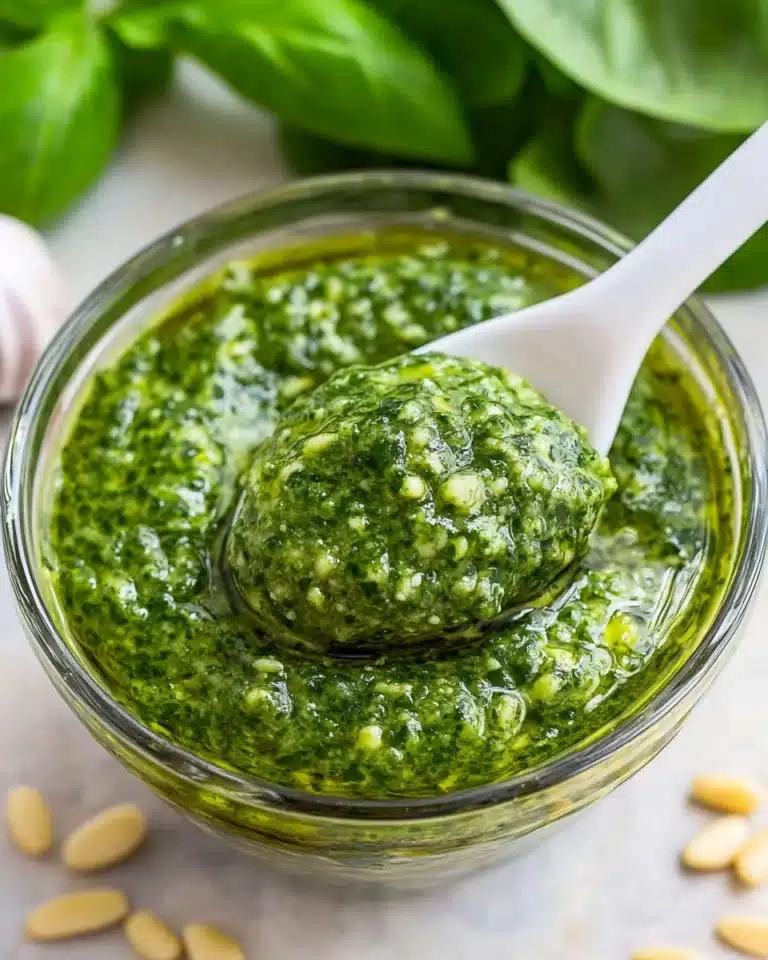 Best Homemade Basil Pesto Recipe