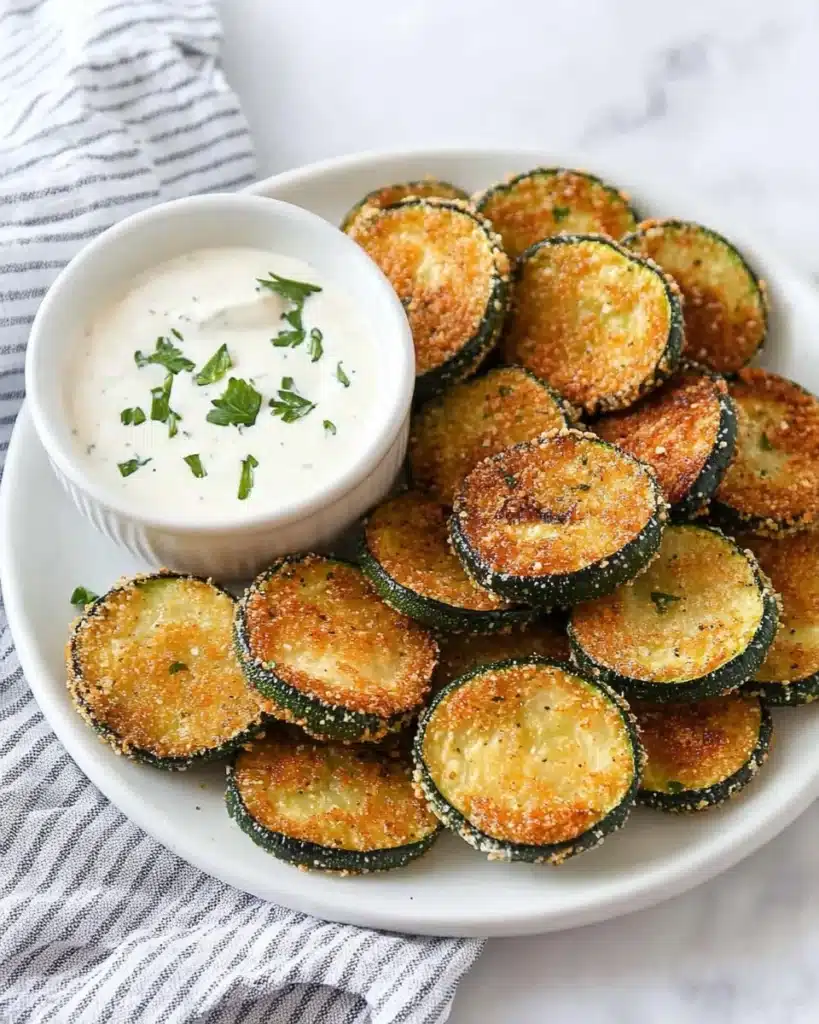 Pan Fried Zucchini Chips Recipe