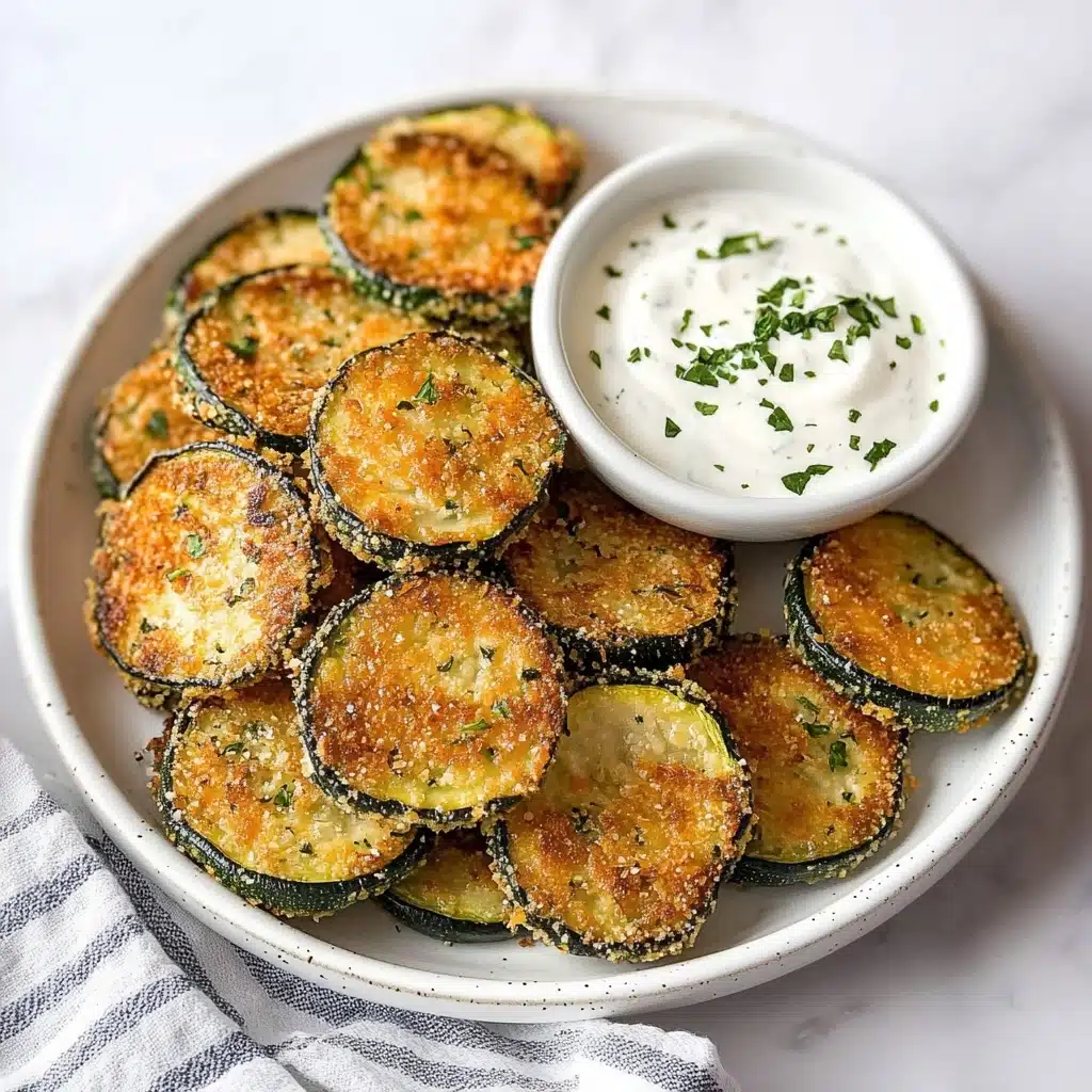 Pan Fried Zucchini Chips Recipe - Recipe Image