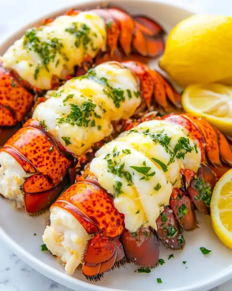 Lobster Tail Recipe with Garlic Lemon Butter Recipe