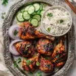 Grilled Tandoori Chicken with Indian-Style Rice Recipe