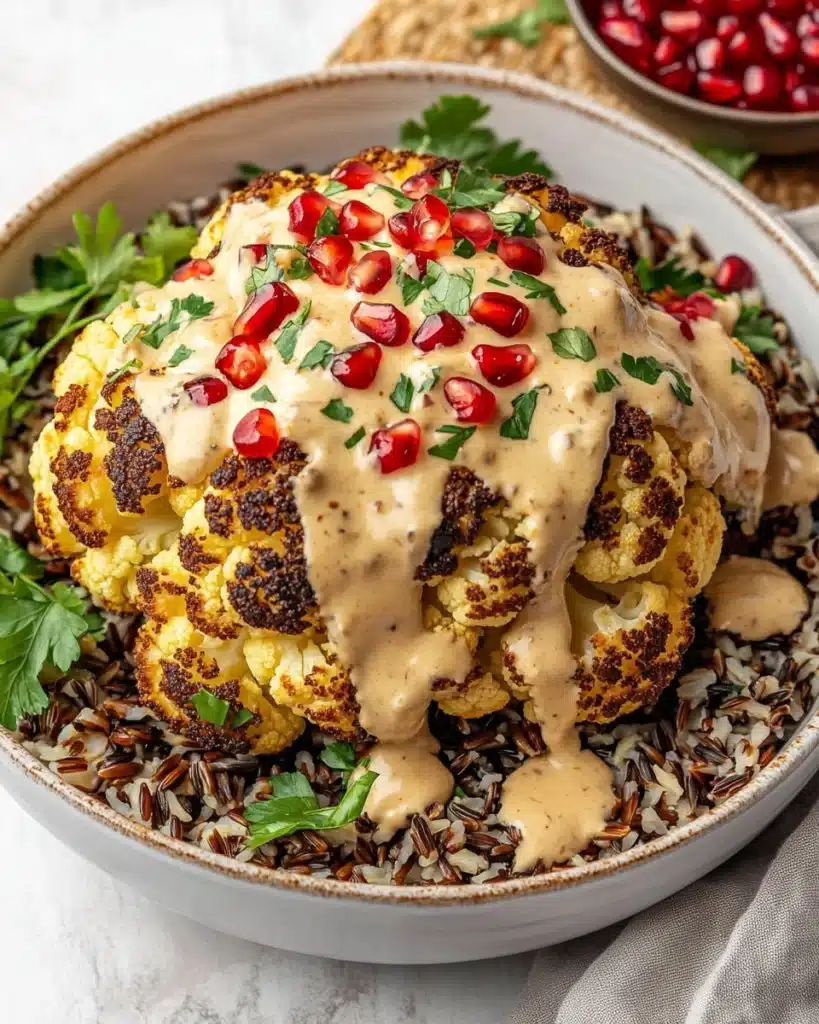 Whole Roasted Cauliflower Recipe
