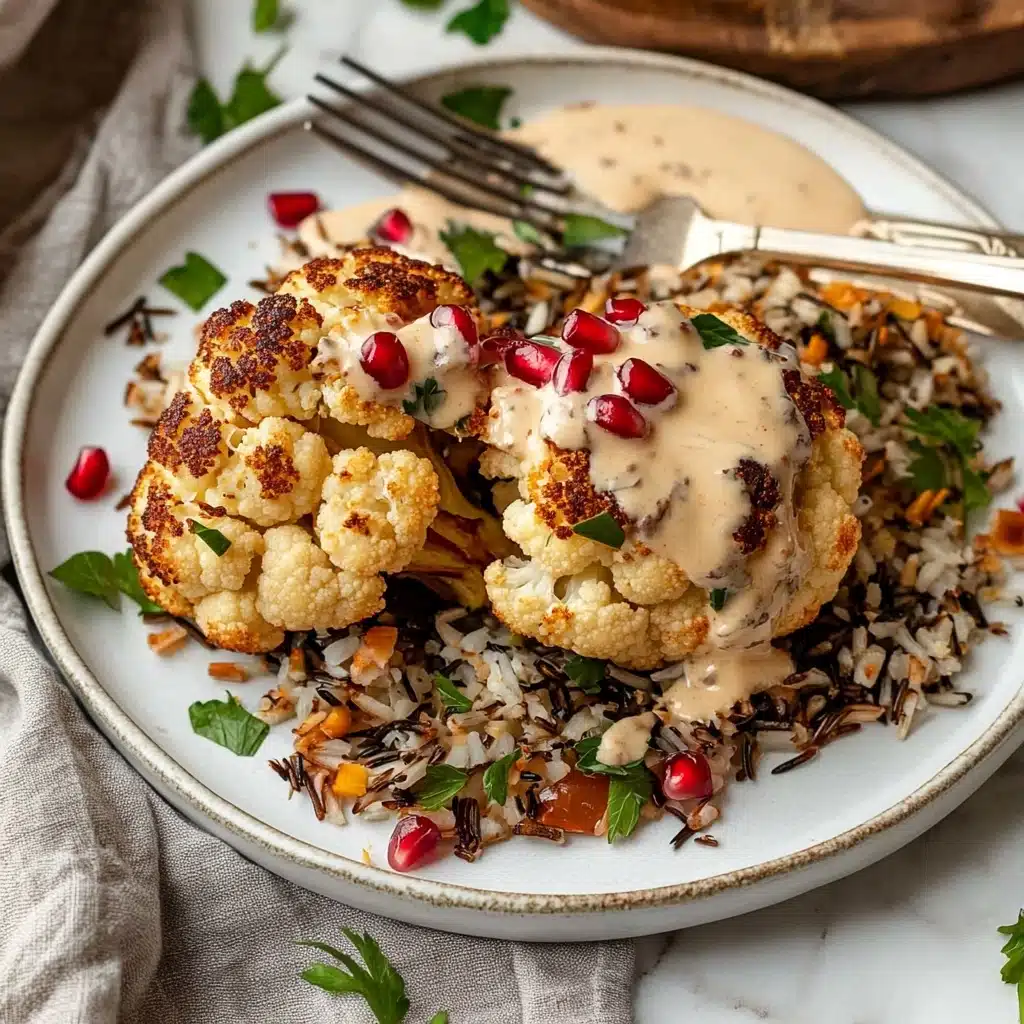 Whole Roasted Cauliflower Recipe - Recipe Image