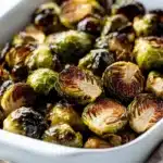 Balsamic Glazed Roasted Brussel Sprouts Recipe
