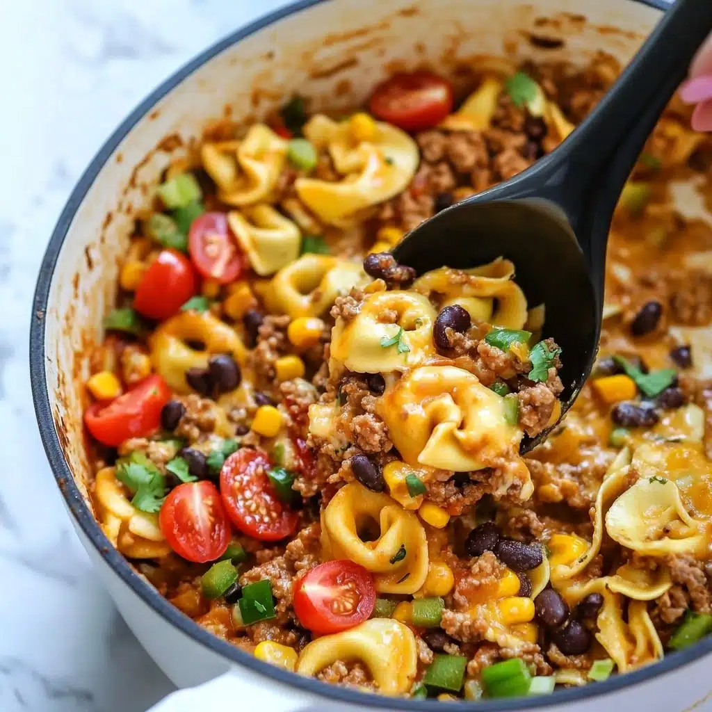 Taco Tortellini Skillet Recipe - Recipe Image