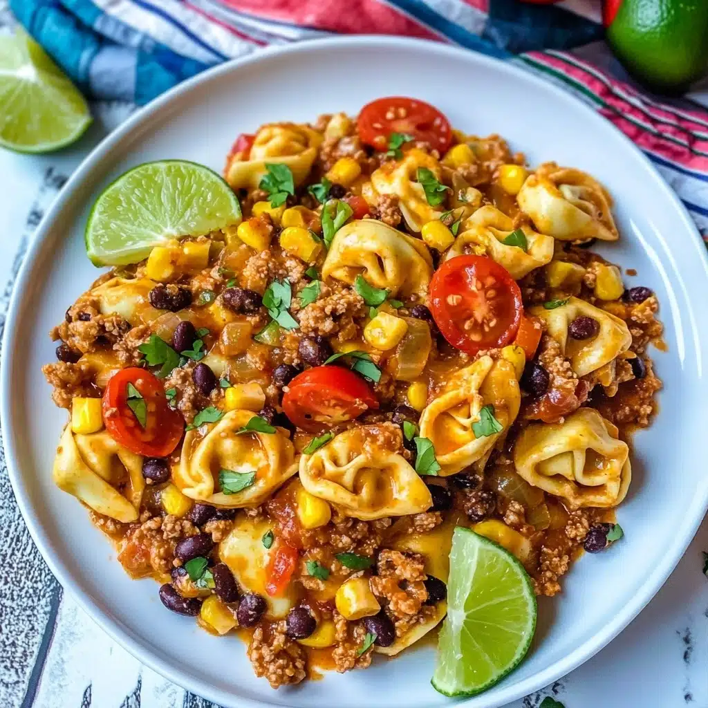 Taco Tortellini Skillet Recipe - Recipe Image