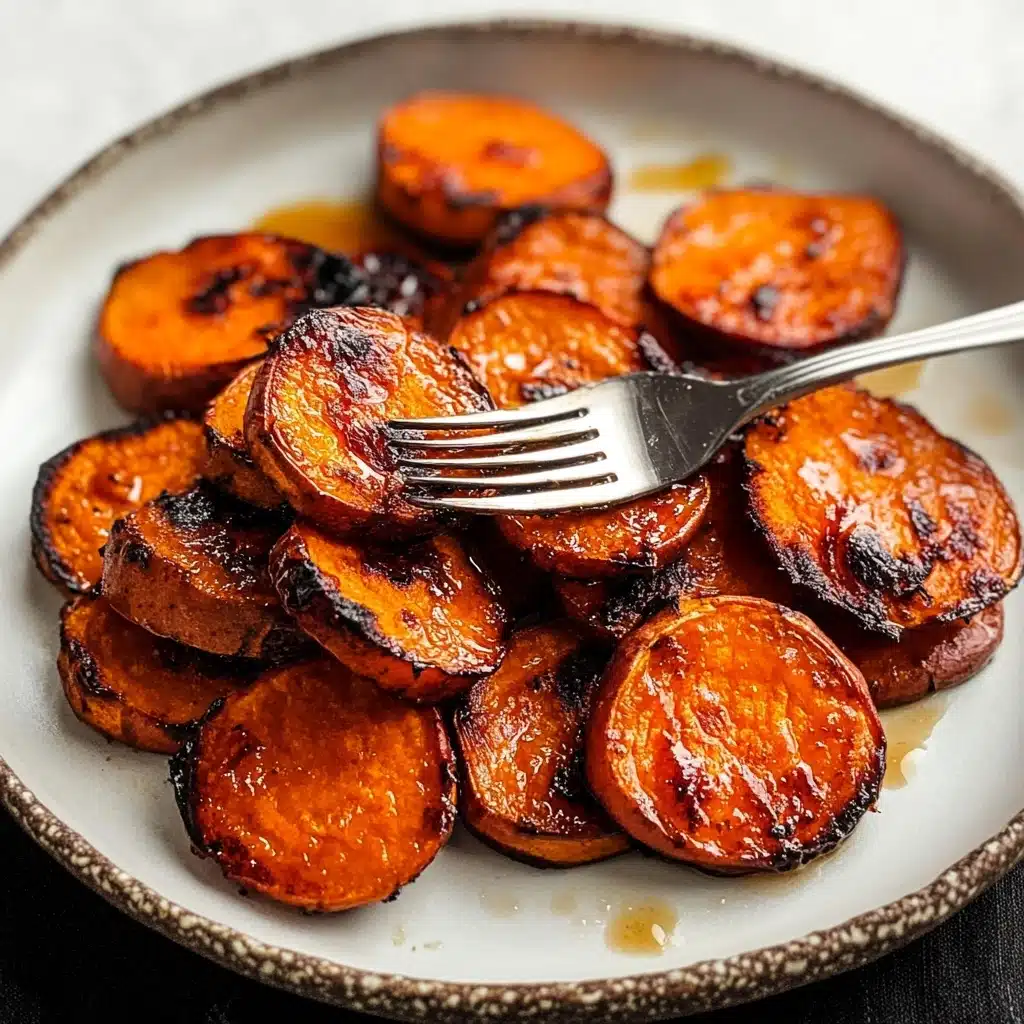 Maple Chili Glazed Sweet Potatoes Recipe - Recipe Image