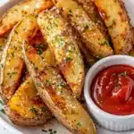 Crispy Parmesan Potato Wedges Recipe