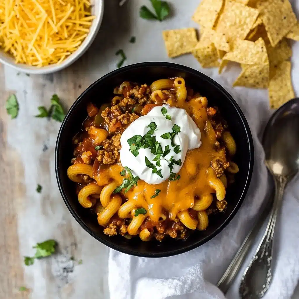 Chili Mac in the Slow Cooker Recipe - Recipe Image