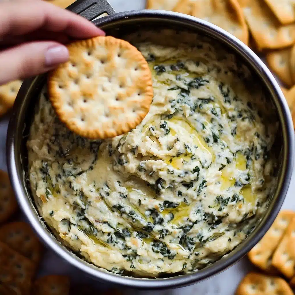 Crock Pot Spinach Artichoke Dip Recipe - Recipe Image